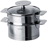 CRISTEL - BM12QL- Ensemble Bain-Marie INOX + Couvercle - sans poignée Amovible - Collection Strate