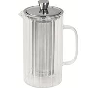BREAKFAST Théière en verre borosilicate avec infuseur inox dévissable CRISTEL 1,2 L