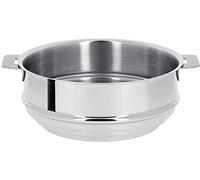 Cristel-CVU20Q-Cuit-vapeur universel inox 20cm sans poignée amovible - Collection Mutine