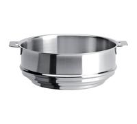Cristel - CVU24QL - Cuit-vapeur universel inox 24cm - sans poignée amovible- Collection Strate