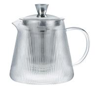 Cristel – Théière Darjeeling en verre boroscilicate, filtre inox dévissable 1,2 L