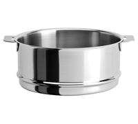 Cristel - ECV14QL - Élément cuit-Vapeur INOX 14cm - sans poignée Amovible - Collection Strate