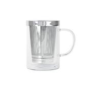 CRISTEL FRANCE Tasse à thé VERBENA 0,4l verre/acier inoxydable