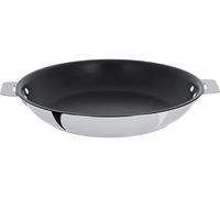 Cristel - P28QMPE - Poêle inox 28cm sans poignée amovible- Anti-adhérent Exceliss+ Collection Casteline