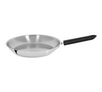 Poêle en inox poignée fixe noire 28cm Cristel