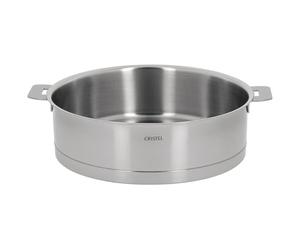 Cristel - S24QL - Sauteuse INOX 24cm - sans poignée Amovible - Collection Strate