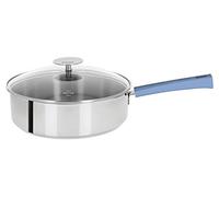 Cristel - S26MBL - Sauteuse inox 26cm + couvercle - Collection Mutine