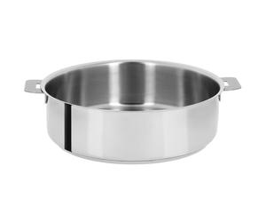 Cristel - S26Q- Sauteuse INOX 26cm sans poignée Amovible - Collection Mutine.