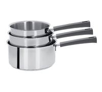 CRISTEL - S3CMG - Série de 3 Casseroles INOX 16-18-20cm - Collection Mutine