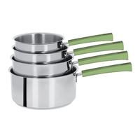 Cristel - S4CMVT- Série de 4 Casseroles inox 14-16-18-20cm - Collection Mutine