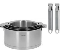 Cristel S4Cqlpz02 Serie 4 Casseroles Strate Amovible 14-20 Cm + 2 Poignees Zenith