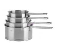 Cristel S4Csfk Serie 4 Casseroles 14 a 20 Cm Couv. Strate Fixe