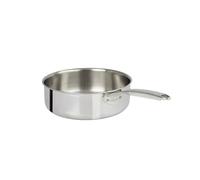Cristel - Sauteuse inox 24 cm Castel Pro 5 PLY Poignée fixe - CRISTEL