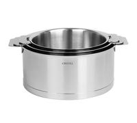 Cristel | Série De 3 Casseroles Inox Strate Amovible