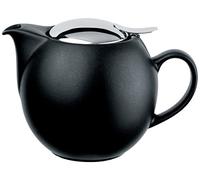 Cristel Th07Unm Theiere Porcelaine Noire Mate Et Inox 0,68 L Universal