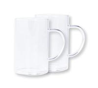 Cristel | Théière Set 2 Mugs En Verre 450 Ml Verre Transparent 0.5l