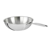 Wok 32 cm inox Castelpro sans couvercle
