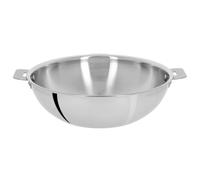 Cristel - WOKT24Q - Wok inox 24cm sans poignée amovible - Collection Casteline