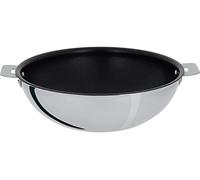 Wok inox 28 cm Casteline amovible avec revêtement antiadhérent Exceliss sans cou
