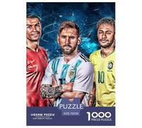 Cristiano Ronaldo Puzzle 1000 Pièces Educa Jouet en Bois Divertissement Créatif Décoration Intérieure CR7 Football Jeu Éducatif Challenge Toy Adultes Et Enfants À Partir De 14 Ans 70x50cm/1000pcs