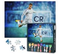Cristiano Ronaldo - Puzzle de 1000 pièces - Art mural d'arène de football légendaire - Souvenirs sportifs texturés de qualité supérieure pour les fans inconditionnels et décoration de grotte d'hommes