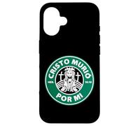 Cristo murió por mí, ahora yo vivo para Él. Coque pour iPhone 16