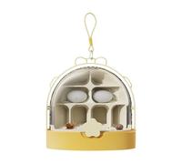 Critere Keeper Boîte d'observation d'escargot, gardien de ver de soie ventilée pour l'échappement clair et étanche - Conteneur d'habitat éducatif pour la chasse dans la cour arrière, projets au