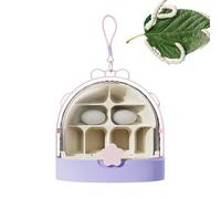 Critere Keeper Boîte d'observation d'escargot Safe Safe Kritter Kritter à l'épreuve des fuites Répiles éducatifs Accessoire pour amphibiens pour projets de sciences de classe et activités de camping