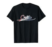 Critic Sarcastic Patriotic USA Distressed Flag T-Shirt