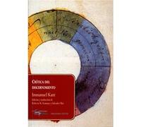 Crítica Del Discernimiento - [Livre en VO] Kant, Immanuel (Auteur)