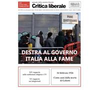 Critica liberale. Annuale 2025. Destra al governo Italia alla fame
