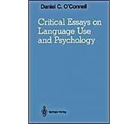 Critical Essays On Language Use And Psychology