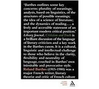 Criticism and Truth Barthes, Roland, Thody, Philip (Auteur)