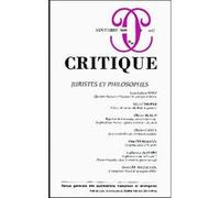 Critique 642 Juristes et philosophes Collectif (Auteur)