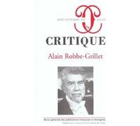 Critique 651-652 Numero spécial Alain Robbe-Grillet Collectif (Auteur)