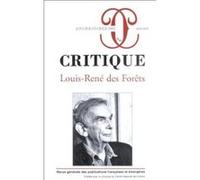 Critique 668-669 Louis René des Forêts Collectif (Auteur)
