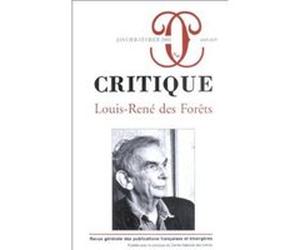 Critique 668-669 Louis René des Forêts Collectif (Auteur)