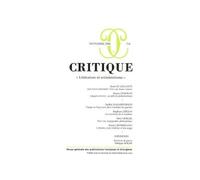 Critique 714 Littérature et antisémitisme Tome 714 - Collectif - Minuit - broché - Revue
