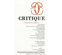 Critique 755 Chemins de la liberté - Collectif - Minuit - broché - Revue