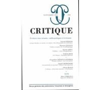 Critique 834 - Collectif - Minuit - broché - Revue