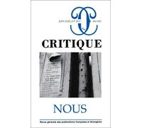 Critique 841-842 Tome 841 et Tome 842 - Collectif - Minuit - broché - Revue