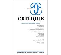 Critique 895 Décembre 2021 - Collectif - Minuit - broché - Revue