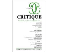 Critique 905: Dostoïevski : ses démons sont parmi nous