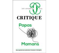 Critique 915-916 Papas mamans - Collectif - Minuit - broché - Revue