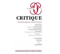 Critique 917 - La littérature japonaise : actions et réactions