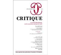 Critique 919 Décembre 919 - Collectif - Minuit - broché - Revue