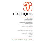 Critique 922 : L'écoféminisme est de retour - Collectif - Minuit - broché - Revue