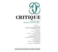 Critique 924 - 924 Jean-Fabien Spitz : Républicains, Encore Un Effort
