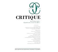 Critique 924: Jean-Fabien Spitz : Républicains, encore un effort (924)