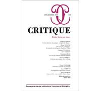 Critique 931 Rome hors ses murs - Collectif - Minuit - broché - Revue